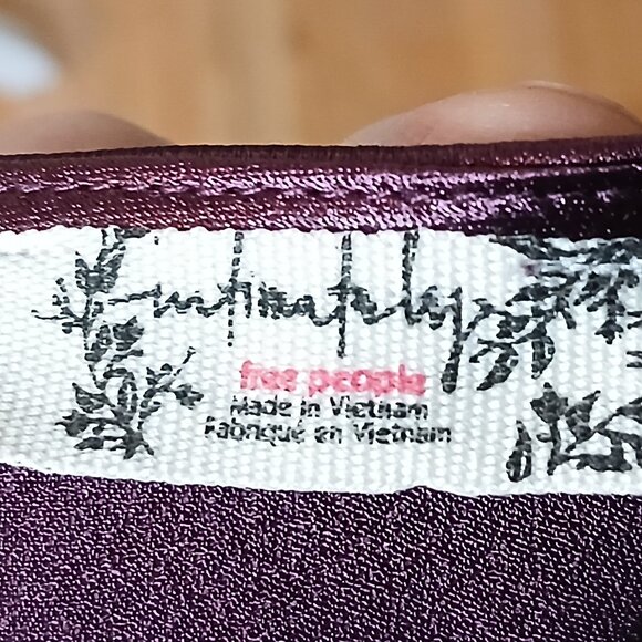 NWT Free People Intimately Free Chasing Love Satin Crop Top Size Medium - Picture 7 of 7